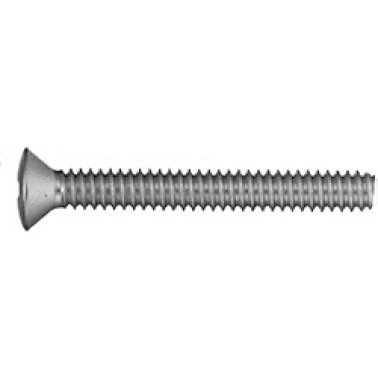 Machine Screw, Phillips Oval Head, 18-8 Stainless Steel, Plain Finish, Fine Thread, #10-32 x 3/8" (Pack of 50)