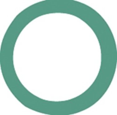 Air Conditioning O-Ring for GM/Ford/Nissan/Toyota, HNBR, Green (Pack of 10)