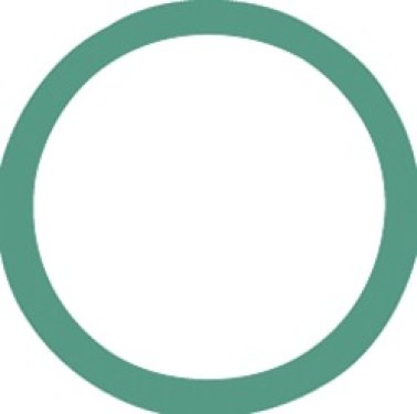 Air Conditioning O-Ring for GM/Ford, HNBR, Green (Pack of 10)