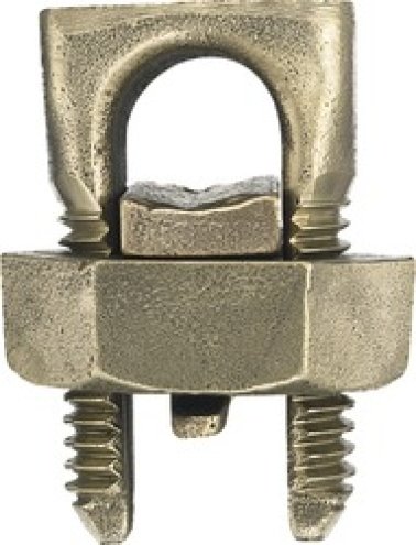 Split Bolt 2-Wire Connector, 250 MCM, Copper Alloy, Head Marking Number IK-250 (Pack of 2)