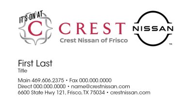 Crest Nissan BC Version 3 Fax