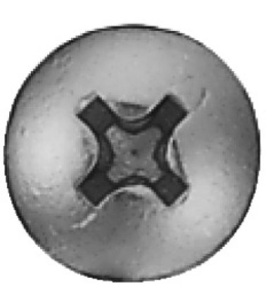 Machine Screw, Phillips Pan Head, Steel, Zinc Finish, Coarse Thread, #12-24 x 1" (Pack of 100)