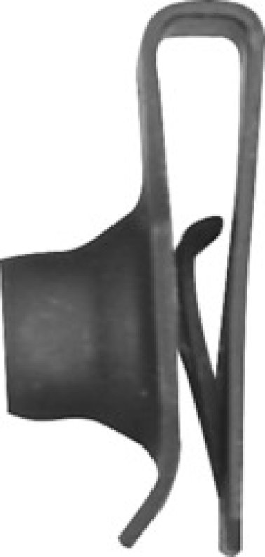 Extruded U-Nut for GM, Steel, Black Finish, 3/8-16 Thread Size, 0.05-0.2" Panel Range (Pack of 50)