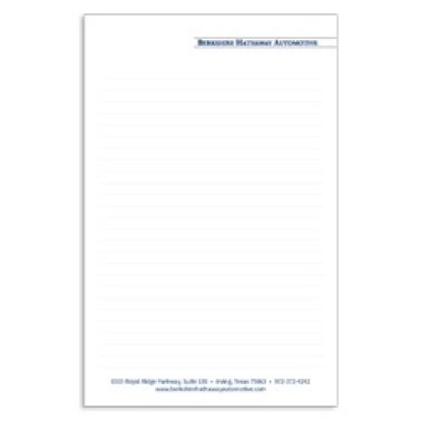 BHA Lined Notepad 1000 Count