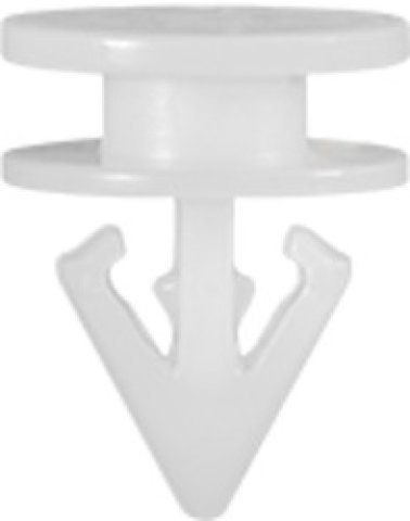 Door Trim Applique Clip-White (Pack of 50)