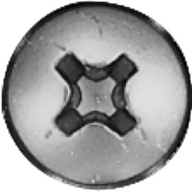 Sheet Metal Screw, Phillips Pan Head, Steel, Zinc Finish, #6 x 1" (Pack of 100)