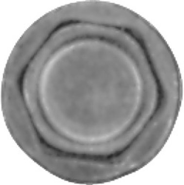 Self-Drilling Screw, Hex Washer Head, Steel, Zinc Finish, #3 Point, #8-18 x 1-1/2" (Pack of 50)