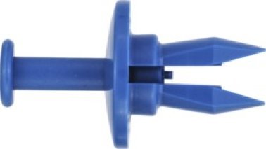 Radiator Air Baffle and Trim Panel Retainer, Nylon, White, 3/4" Top and 15/16" Bottom Head, 5/16 x 3/4" Stem Size (Pack of 25)