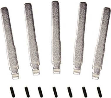 Flip Blade Replacement Key for Ford, Generic Logo, High-Security Blade (Pack of 5)