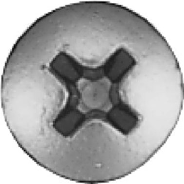 Sheet Metal Screw, Phillips Oval Head, Steel, Zinc Finish, #8 x 1/2" (Pack of 100)