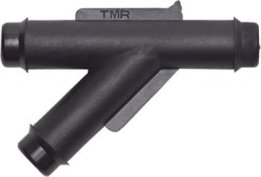 Universal Y Hose Connector, Plastic, 3/8 x 3/8 x 3/8", Tube x Tube x Tube (Pack of 15)