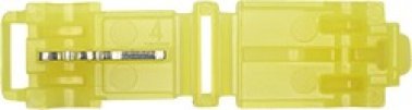Self-Stripping T-Tap Female Quick Slide Connector, Fully Insulated, 12 AWG, 1/4" Tab Width (Pack of 25)