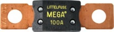 MEGA® Fuse, 100 Amps, 32 Volts DC, M8 Bolt Size, Time Delay (Pack of 2)