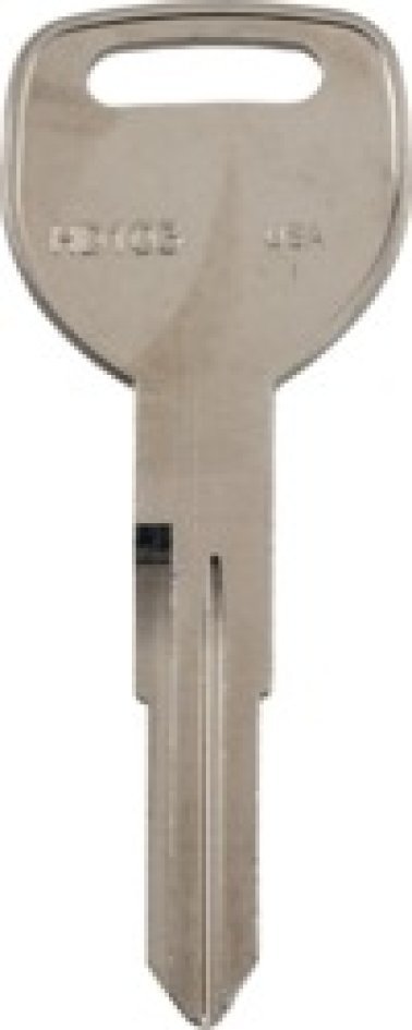 Metal Head Key with Double-Edge Blade for Honda/Acura, Generic Logo, Compatible with 884 Decryptor Tool, #HD103 (Pack of 10)