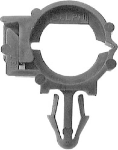 GM Wire Loom Routing Clip, 10mm Conduit Size ID, 13mm Conduit Size OD, Black, Nylon, OEM Number-GM 8905794 (Pack of 15)