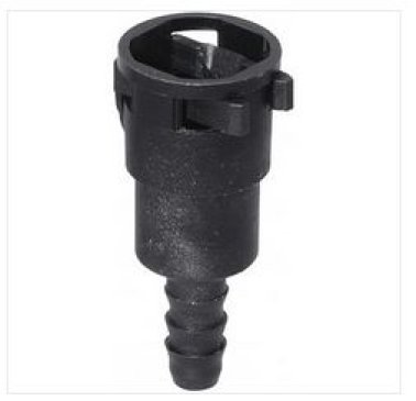 Vehicle Fuel Line Straight Quick Connector for Ford/Mazda, M8-5/16", Nylon, 3/8" Tube Size (Pack of 1)