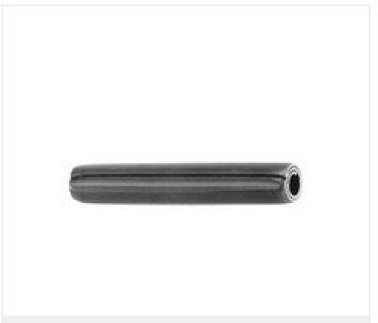 ANSI B18.8.2 Coiled Spiral Pin, Carbon Steel, Plain Oiled Finish, Both Ends Chamfered, 3/16 x 1" (Pack of 50)