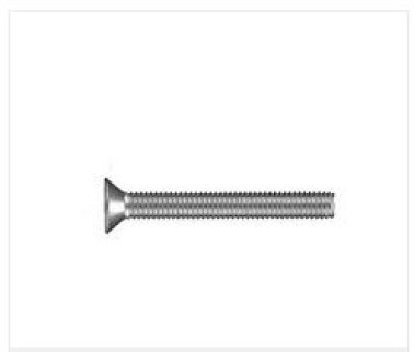 Machine Screw, Phillips Flat Head, 18-8 Stainless Steel, Plain Finish, Coarse Thread, #6-32 x 3/8" (Pack of 50)