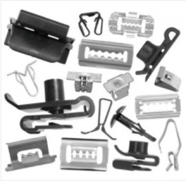 Assortment Kit, 18 Items, 175 Pieces, Includes Grille Clips, Retainers, Nuts and Fasteners (Pack of 1)
