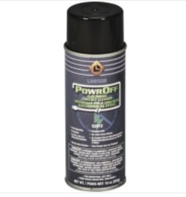Power Off Electrical Contact Cleaner, Fast Evaporating, Colorless, 10oz Aerosol (Pack of 1)