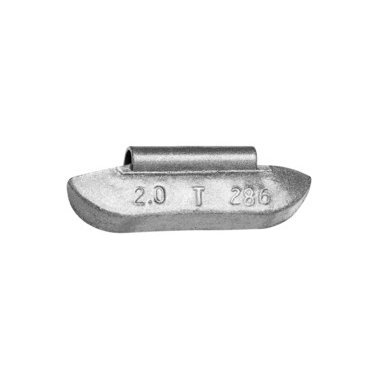 TN Series Lead Clip-On Wheel Weight with Hardened Spring Steel Clips, Polymer Coated, Suitable for Light Truck/SUV, 2-3/4oz (Pack of 25)