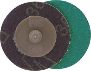 3M™ - Green Corps Roloc Grinding Disc for Fast Cutting, Long Life, Aluminum Oxide Grain, Twist-On Arbor, 60 Grit, 3" Diameter (Pack of 10)