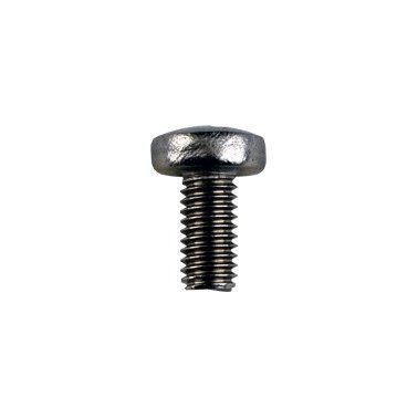 Phillips Pan Head License Plate Screw, Stainless Steel, M6 Diameter, 12mm Length (Pack of 50)