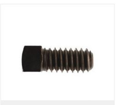 Set Screw, Square Head, Cup Point, Alloy Steel, Black Oxide Finish, Coarse Thread, 3/8-16 x 3" (Pack of 10)