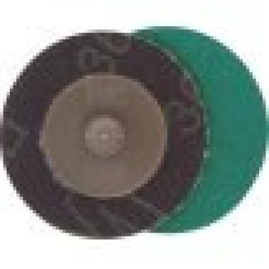 3M™ - Green Corps Roloc Grinding Disc for Fast Cutting, Long Life, Aluminum Oxide Grain, Twist-On Arbor, 80 Grit, 2" Diameter (Pack of 10)