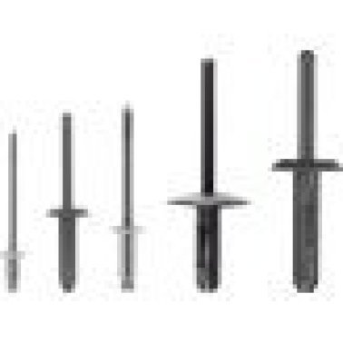 Aluminum and Nylon Rivets (N) (Pack of 1)