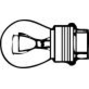 Miniature Incandescent Bulb, 12 Volts, Double Contact Wedge Base, 4000/10000 Life Hours, 32/3 Candle Power (Pack of 10)
