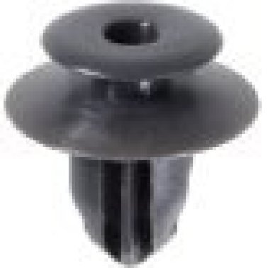 Rocker Molding Retainer for Toyota, Nylon, Charcoal, 13mm Top and 18mm Bottom Head, 9.5 x 13mm Stem Size (Pack of 25)
