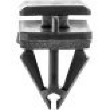 Rocker Molding Clip with Sealer for Chrysler, Fits 9mm Hole, 14 x 20mm Top and 14 x 32mm Bottom Head, 15mm Stem Length (Pack of 10)