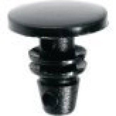 Door and Roof Rail Retainer for Toyota/Lexus, Nylon, Black, 9mm Head, 5.3 x 8mm Stem (Pack of 25)
