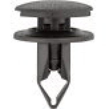 Trunk/Trim Retainer for Acura, Nylon, Black, Fits 7mm Hole, 15.5mm Top and 16mm Bottom Head, 15mm Stem Length (Pack of 25)
