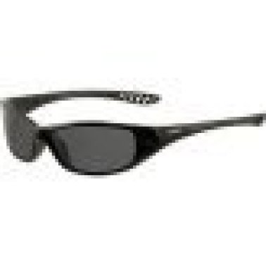 KleenGuard - HellRaiser Safety Glasses, Black Frame, Smoke Lens, Scratch-Resistant Coating (Pack of 1)