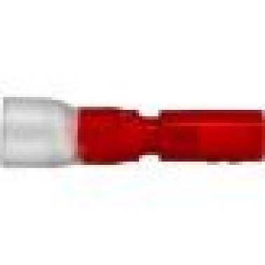 Snap Receptacle Terminal, 2 Piece Heat Seal, Polyolefin Insulated, 22 to 18 AWG, 5/32" Snap Diameter (Pack of 50)