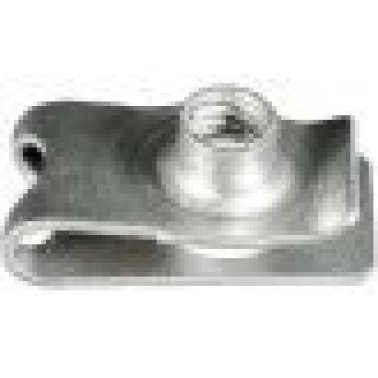 Metric Extruded U-Nut for Acura 1998-2007 and Honda 1983-2014, Zinc, M6-1 Screw Size, 2-4mm Panel Range (Pack of 25)
