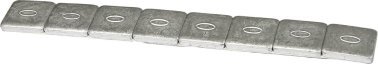 Low Profile Steel Adhesive Wheel Weight for HD Trucks, Nano Coated, 0.50oz Segment, 640 Segments, 20lb Roll Weight (Pack of 1)