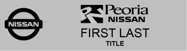 Peoria Name Badge - Name & Title