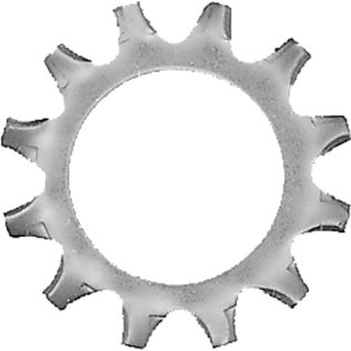 Lock Washer Shakeproof Zinc Finish Steel 5/16 (100 per pack)