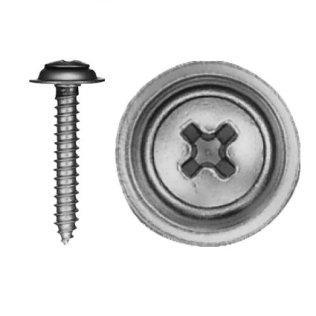 Sheet Metal Screw Phillips Oval Washer Head (50 per pack)