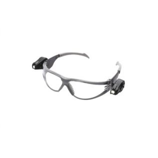 3M - Light Vision Safety Glasses Gray with Black Temple Frame Clear Lens Anti-Fog Coating (Sold Individually)