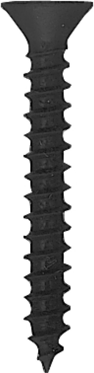 Sheet Metal Screw Phillips Flat Head Black Finish Steel #8 x 1 (100 per pack)