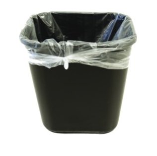 Trash Can Liner High-Density Coreless 24 X 24 6 Mic 10 Gallon Capacity Clear/Colorless (Sold Individually)
