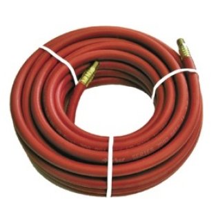 Lawson Red Air/Water Hose Assembly EPDM Spiral polyester yarn EPDM 300 psi 3/8 (Sold Individually)