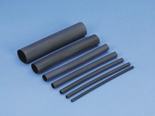 Heat Shrink 20-14 AWG Black .187 I.D. Before Shrinkage .060 I.D. After Shrinkage Shrink Ratio-2.5 to 1 (10 per pack)