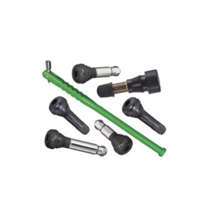 Assortment Tire Valves and Tool Adjustable Drawer KA13A 8 Items Pieces (Sold Individually)