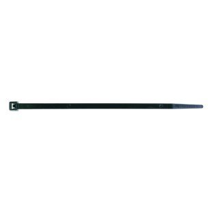 Cable Ties-Releasable 8.5 Length 0.16 Width Black 40 LBs Minimum Loop Tensile Strength 2 Bundle Diameter (100 per pack)