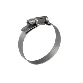Non-Perforated 316 Stainless Steel Clamps Size # 4 7/16-11/16 1/2 (10 per pack)